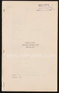 3r117 ACCENT ON YOUTH censorship dialogue script June 18, 1935, screenplay by Claude Binyon!