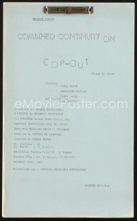 3r126 STRANGER IN THE HOUSE release combined continuity script December 24, 1967, screenplay by Pierre Rouve!