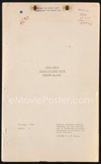 3r131 LUCKY JORDAN release dialogue script November 6, 1942, screenplay by Darrell Ware & Tunberg!