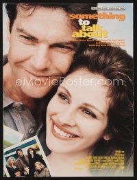 3r172 SOMETHING TO TALK ABOUT sheet music '95 super close up of Julia Roberts & Dennis Quaid!