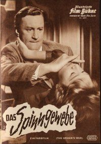 3r347 SPIDER'S WEB German program '61 Glynis Johns, Agatha Christie mystery, different images!