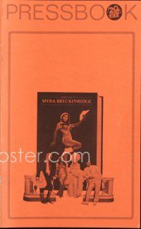 3r250 MYRA BRECKINRIDGE pressbook '70 John Huston, Mae West & sexy Raquel Welch in patriotic outfit!