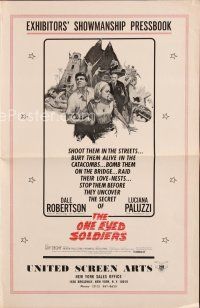 3r256 ONE EYED SOLDIERS pressbook '67 Dale Robertson, Luciana Paluzzi, Guy Deghy
