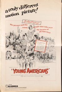 3r283 YOUNG AMERICANS pressbook '67 musical, high school teen choir tours the world!
