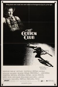 3s164 COTTON CLUB 1sh '84 Francis Ford Coppola, Richard Gere, cool image of tommy gun!