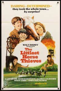 3s437 LITTLEST HORSE THIEVES 1sh '77 clever enough to outsmart a town & brave enough to save it!