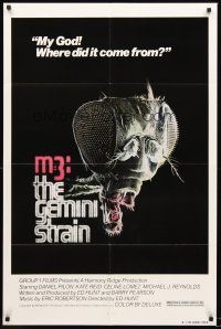 3s457 M=3: THE GEMINI STRAIN 1sh '79 creepy sci-fi horror image, My God! Where did it come from!