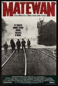 3s484 MATEWAN 1sh '87 James Earl Jones, John Sayles, it takes more than guns to kill a man!