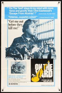 3s564 ON THE YARD 1sh '78 John Heard needs to get out of prison before they kill him!
