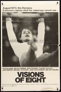3s935 VISIONS OF EIGHT 1sh '73 Munich Olympics directed by Penn, Forman, Ichikawa, Lelouch & more!