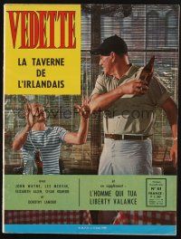 3t468 VEDETTE French magazine March 5, 1964 Dorothy Lamour, John Wayne & Miles, Liberty Valance!