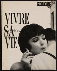 3t472 MY LIFE TO LIVE French promo brochure '62 Godard's Vivre sa Vie, Anna Karina by Vaissier!