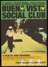 3t620 BUENA VISTA SOCIAL CLUB Japanese 7.25x10.25 '99 Wim Wenders, Cuban folk music, Ry Cooder!
