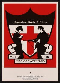 3t624 CARABINEERS Japanese 7.25x10.25 R90s Jean-Luc Godard's Les Carabiniers, cool different image!