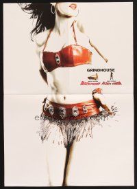 3t761 GRINDHOUSE Japanese 7.25x10.25 '07 Rodriguez & Tarantino, Planet Terror & Death Proof!