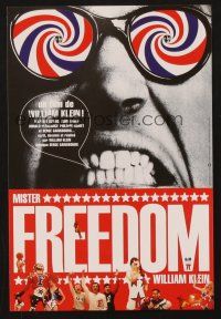 3t874 MR. FREEDOM Japanese 7.25x10.25 '80s wacky images of American hero & sexy girls!