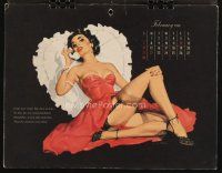 3t146 ESQUIRE calendar '54 Chiriacka art of most sexy pin-up girls!