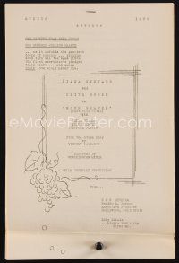 3t293 LET'S TRY AGAIN 7 page publicity sheet '33 Mary Boland, Moran, Sour Grapes!