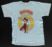 3t170 ROLLER BOOGIE t-shirt '79 Linda Blair & roller skating champion Jim Bray!
