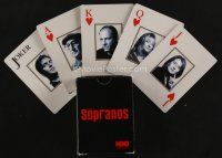 3t147 SOPRANOS video deck of cards '99 James Gandolfini, Lorraine Bracco, mafia TV series!