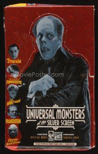 3t173 UNIVERSAL MONSTERS OF THE SILVER SCREEN trading cards '96 box of 36 trading card packs!