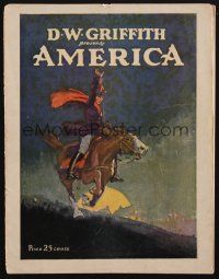 3t181 AMERICA  program '24 D.W. Griffith's thrilling story of love & romance!