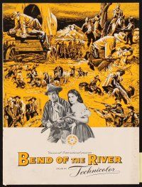 3t192 BEND OF THE RIVER program '52 Jimmy Stewart, Julia Adams, directed by Anthony Mann!
