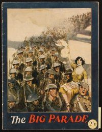 3t193 BIG PARADE program '25 King Vidor's World War I epic, John Gilbert becomes a man!