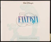3t207 FANTASIA program R90 great images of Mickey Mouse & others, Disney musical cartoon classic!