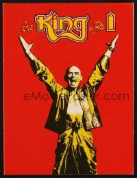 3t231 KING & I stage play program '84 cool images of Yul Brynner in his most famous role!