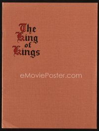 3t232 KING OF KINGS  program R62 Cecil B. DeMille epic, H.B. Warner as Jesus!