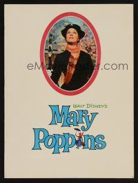 3t238 MARY POPPINS program '64 Julie Andrews & Dick Van Dyke in Walt Disney's musical classic!