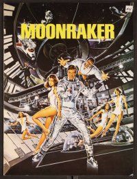 3t241 MOONRAKER  program '79 Roger Moore as James Bond, Lois Chiles, Richard Kiel!
