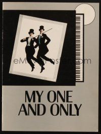3t243 MY ONE & ONLY stage play program '83 many great images of Tommy Tune & Twiggy!