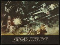 3t276 STAR WARS souvenir program book 1977 George Lucas classic, Jung art!
