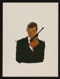 3t353 MOONRAKER  promo brochure '79 art of Roger Moore as James Bond 007!