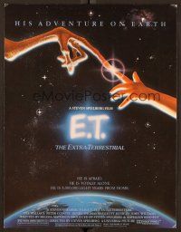 3t319 E.T. THE EXTRA TERRESTRIAL trade ad '82 Steven Spielberg classic, John Alvin art!