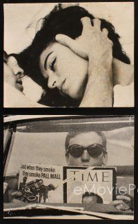 3t101 MAN & A WOMAN 4 deluxe 11x13.75 stills '66 Claude Lelouch, Anouk Aimee, Trintignant