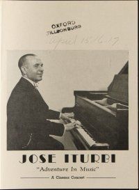 3t360 ADVENTURE IN MUSIC herald '44 close-up of famed pianist Jose Iturbi!