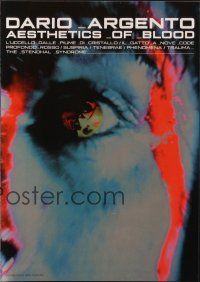 3t671 DARIO ARGENTO AESTHETICS OF BLOOD Japanese 7.25x10.25 '90s psychedelic reflection-in-eye art