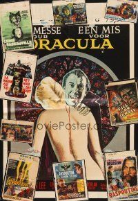 3w044 LOT OF 15 BELGIAN POSTERS '38 - '74 Taste the Blood of Dracula & other cool horror titles!