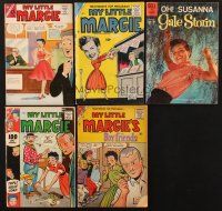 3w018 LOT OF 5 GALE STORM COMIC BOOKS '55 - '64 My Little Margie, Oh Susanna!