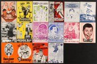 3w021 LOT OF 16 JERRY LEWIS DANISH PROGRAMS '56 - '66 lots of different images & artwork!