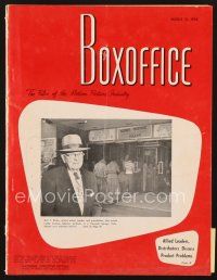 3w077 BOX OFFICE exhibitor magazine August 21, 1954 Audrey Hepburn in Sabrina, sexy Kim Novak!