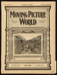 3w064 MOVING PICTURE WORLD exhibitor magazine October 4, 1913 Lillie Langtry, Silver Skull Mystery