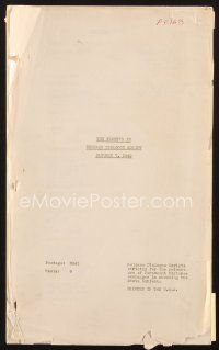3w194 FLEET'S IN release dialogue script January 7, 1942, screenplay by DeLeon, Silvers & Spence!