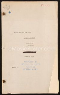 3w198 HATTER'S CASTLE release dialogue script March 15, 1948, screenplay by Merzbach & Bernauer!
