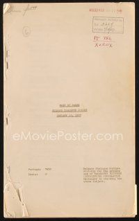 3w207 MAID OF SALEM release dialogue script January 19, 1937, screenplay by Ferris, King & Grimstead