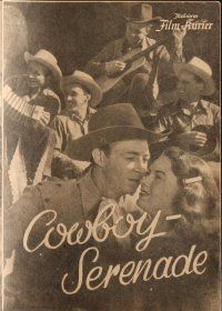 3w182 BLACK HILLS Austrian program '49 singing cowboy Eddie Dean, Cowboy-Serenade, different images!