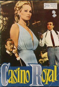 3w184 CASINO ROYALE Austrian program '67 all-star James Bond spy spoof, many different images!